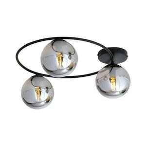 EMIBIG Mennyezeti lámpa SOPRA 3xE14/10W/230V fekete kép