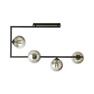 EMIBIG Csillár rúdon SOMA 4xE14/10W/230V fekete/szürke kép