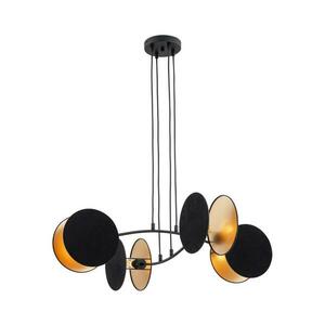 EMIBIG Csillár zsinóron MOTIF 4xE14/10W/230V fekete kép