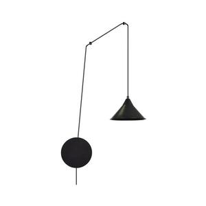 EMIBIG Csillár zsinóron ABRAMO 1xE27/15W/230V fekete kép