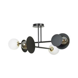 EMIBIG Csillár rúdon MINERVA 2xE27/15W + 2xE14/10W/230V fekete kép