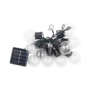 LED Napelemes lánc 10xLED/0, 12W/1, 2V 1xAA IP44 6000K 300 mAh kép