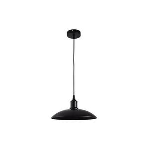 Csillár zsinóron 1xE27/60W/230V átm. 29 cm fekete kép