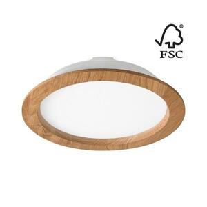 LED Beépíthető lámpa WOODY SPOT LED/23, 5W/230V 4000K tölgy ø 23, 5 cm kép