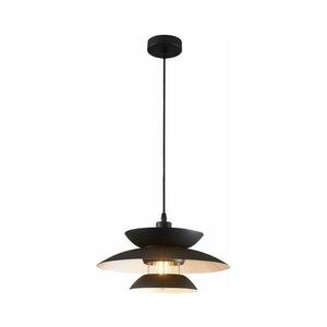 Csillár zsinóron BERIT 1xE27/20W/230V fekete kép