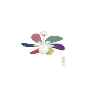 Eurolamp Mennyezeti látor 1xE27/70W/230V átm. 90 cm színes + távirányítás kép