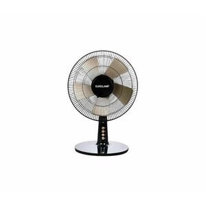 Eurolamp Asztali látor 40W/230V átm. 35 cm fekete/arany kép