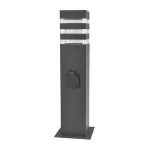 Kültéri lámpa aljzattal TEKSAS 1xE27/20W/230V 44 cm IP44 fekete kép