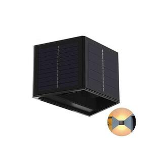 Greenlux LED Napelemes fali lámpa CUBUS 2xLED/1, 5W/3, 7V 1500 mAh IP54 kép