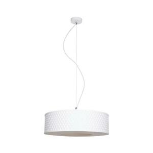 HEXE Csillár zsinóron GARDA 1xE27/60W/230V átm. 40 cm fehér kép