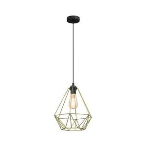 Csillár zsinóron BASKET 1xE27/60W/230V átm. 35 cm arany kép