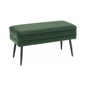 Halmar Steppelt pad tárolóhellyel VELVA 37x78 cm zöld/fekete kép