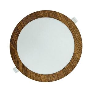 LED Beépíthető lámpa CIRCLE LED/18W/230V 4200K átm. 22 cm barna kép