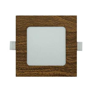 LED Beépíthető lámpa SQUARE LED/6W/230V 4200K 11, 8x11, 8 cm barna kép