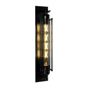 Fali lámpa RETRO 1xE27/20W/230V fekete kép