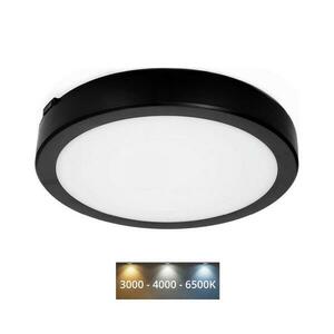 LED Fürdőszobai mennyezeti lámpa NAIROS LED/24W/230V 3000/4000/6500K IP65 fekete kép