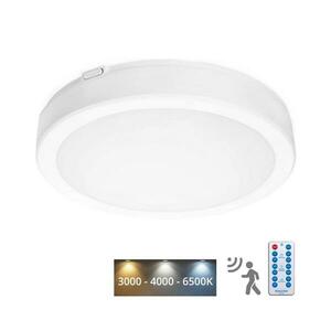 LED Fürdőszobai mennyezeti lámpa érzékelővel NAIROS LED/18W/230V IP65 fehér + távirányító kép