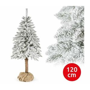 Karácsonyfa törzsével NATURAL WITH SNOW 120 cm lucfenyő kép