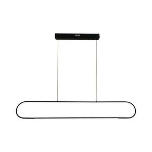 LED Csillár zsinóron FRAME LED/42W/230V fekete kép