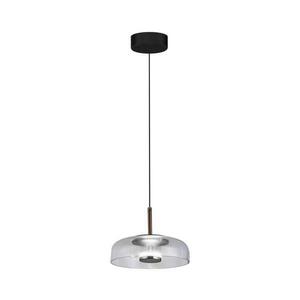 LED Csillár zsinóron VETRO LED/6W/230V átm. 23 cm szürke/fekete kép