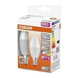 Osram KÉSZLET 2x LED RGBW Dimmelhető izzó B38 E14/4, 9W/230V 2700K + távirányító kép