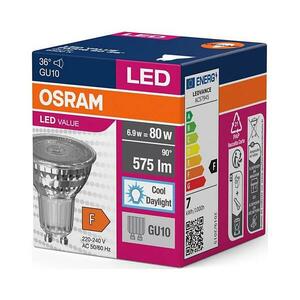 Osram LED Izzó PAR16 GU10/6, 9W/230V 6500K kép