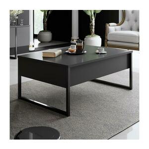 Kávésasztal LUXE 40x90 cm antracit/fekete kép