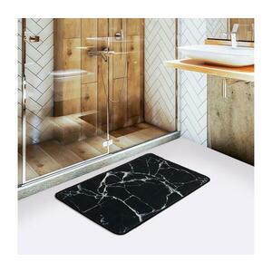 Fürdőszoba szőnyeg MARBLE 40x60 cm fekete kép