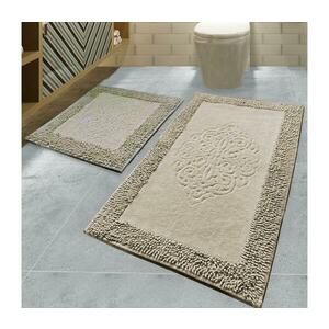 KÉSZLET 2x Fürdőszoba szőnyeg PIANTE 60/100 cm barna kép