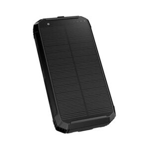 Power Bank vezeték nélküli töltéssel és napelemmel Power Delivery 15W/10000 mAh fekete kép