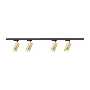 Spotlámpa sínrendszerrel MICA 4xGU10/10W/230V arany/fekete kép