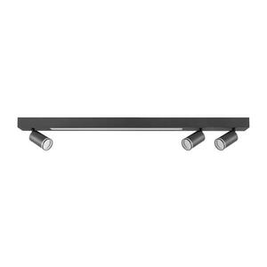 LED Mennyezeti lámpa PÁRIZS LED/24W/230V + 3xGU10/10W fekete kép