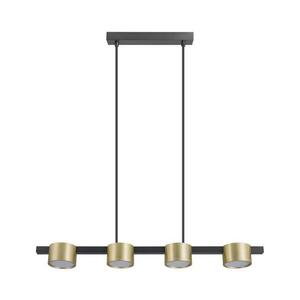 LED Csillár zsinóron MIRELLA 4xGX53/6W/230V arany/fekete kép