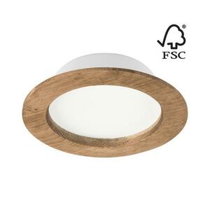 LED Beépíthető lámpa WOODY SPOT LED/12, 5W/230V 3000K dió ø 16 cm kép