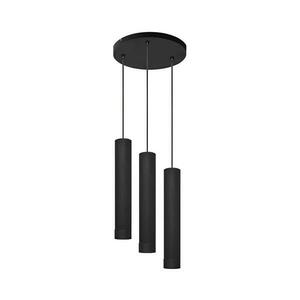 Csillár zsinóron KARADON 3xGU10/30W/230V fekete kép