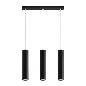 Csillár zsinóron KARADON 3xGU10/30W/230V fekete kép