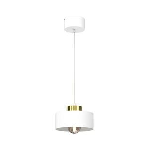 Csillár zsinóron MARTI 1xE27/15W/230V fehér/arany kép
