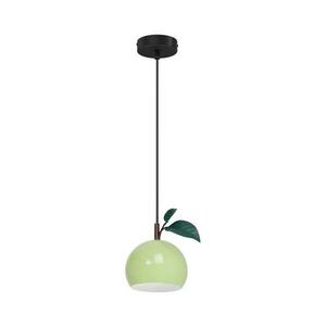 Csillár zsinóron APPLE 1xE27/15W/230V zöld kép