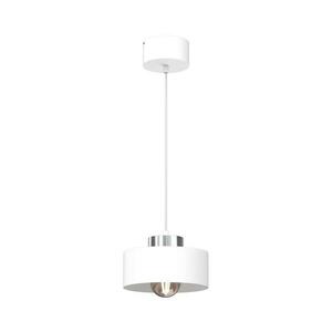 Csillár zsinóron MARTI 1xE27/15W/230V fehér/króm kép