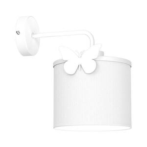 Gyermek fali lámpa SWEET 1xE27/15W/230V fehér/pillangó kép