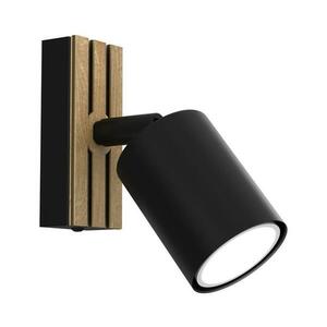 Fali spotlámpa TERRA 1xGU10/8W/230V fekete/tölgy kép