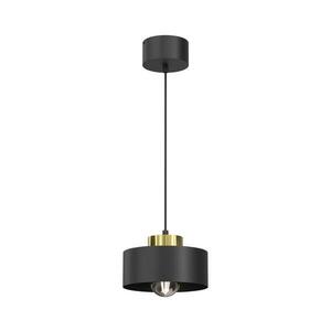 Csillár zsinóron MARTI 1xE27/15W/230V fekete/arany kép