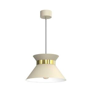 Csillár zsinóron NORGE 1xE27/15W/230V bézs/arany kép