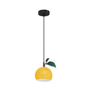 Csillár zsinóron APPLE 1xE27/15W/230V sárga kép