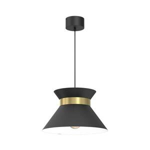 Csillár zsinóron NORGE 1xE27/15W/230V fekete/arany kép