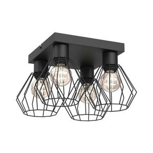 Spotlámpa LETI 4xE27/15W/230V fekete kép