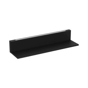 Fali polc LED világítással SHELF 10x60 cm fekete kép