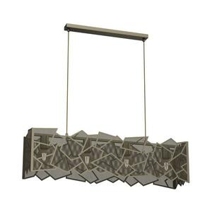 Csillár zsinóron CAMO 4xE27/15W/230V arany kép
