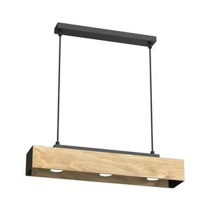 Csillár zsinóron MAISON 3xGU10/8W/230V barna/tölgy kép