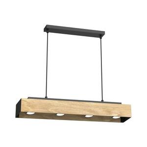 Csillár zsinóron MAISON 4xGU10/8W/230V barna/tölgy kép